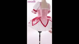 [Tutorial] 【Size S-2XL】DokiDoki-SR Anime Puella Magi Madoka Magica Cosplay Kaname Madoka Costume