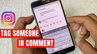 How to Tag Someone in Comment on Instagram