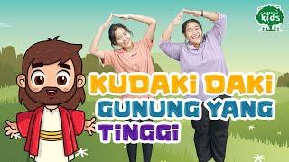 Gerak Lagu Sekolah Minggu ️ Kudaki Daki Gunung yang Tinggi Yesus Besertaku 