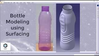 Bottle | Surfacing | 3D Model | CAD | CATIA | CS CAD Technologies