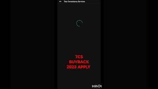 TCS BUYBACK HOW TO APPLY 2023#trending #tcs #stockmarket #money