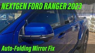 Activate Auto-Folding Wing Mirrors on 2023 Next Gen Ford Ranger | Eagle 4x4 Tutorial