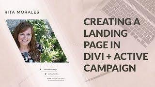 Creating a Landing Page with Divi + Active Campaign