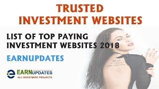 Trusted Investment sites 2018