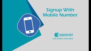 How to Signup using Phone in odoo | odoo Auth Signup Using Phone | odoo Signup With Mobile Number