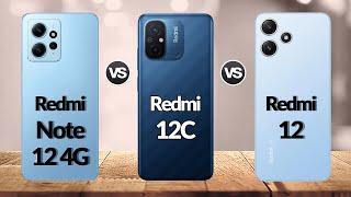 Redmi 12 Vs Redmi Note 12 4G Vs Redmi 12C | Redmi 12 Series | #eficientechs 