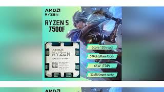 New AMD RYZEN5 7500F Brand New CPU Gaming Processor AMD r5 7500f 5NM 38M Socket AM5 Without Fan Game