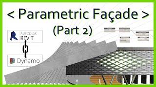 Parametric facade design in Revit for complete beginners /Dynamo/ ( PART 2 )