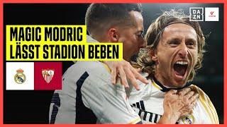 Traumschlenzer! Modric zaubert bei Ramos' Rückkehr: Real Madrid - FC Sevilla 1:0 | LaLiga | DAZN