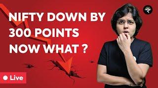 NIFTY Down by 300 Points | Now What? | CA Rachana Ranade