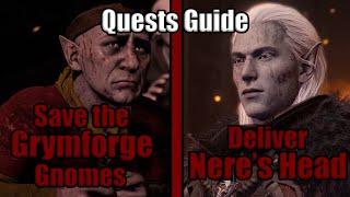 Save the Grymforge Gnomes & Deliver Nere's head - Quest Guide | Baldur's Gate 3 Early Access Patch 6