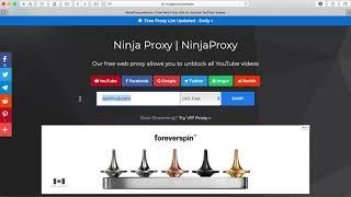 NinjaProxy.website : Free Web Proxy Site to Unblock YouTube Videos