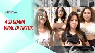 4 Saudara Viral Di TikTok, Aksinya Nggak Habis Thinking