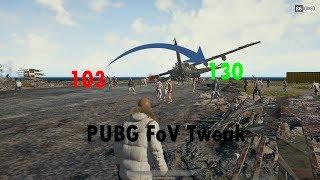 PUBG FOV Tweak Tutorial (August/September Monthly update) (First Person)