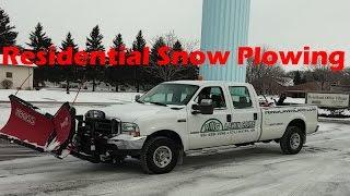 Residential Snow Plowing Estimating