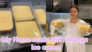 HOW I UTILIZED MANGOES AND MADE DIET MANGO ICE CREAM