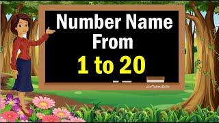 Number Names 1 To 20|Number Spelling 1 to 20|Number In Words 1 to 20|1 to 20 Spelling |Number Name