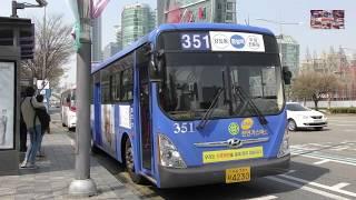 Buses in seoul South Korea  서울의 버스