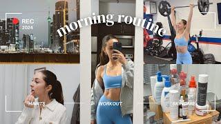 my 5am morning routine ️ realistic habits, fitness, skincare | 2024