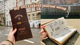 Travel Journal Setup 2023  Traveler's Notebook | Abbey Sy