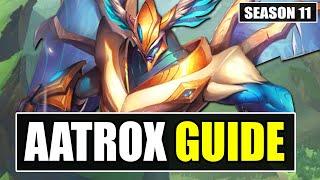 HOW TO PLAY AATROX TOP SEASON 11 - (Best Build, Runes, Gameplay) - S11 Aatrox Guide