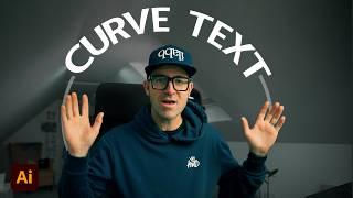 Curve Text in Minutes: The Illustrator Tip You NEED TO KNOW