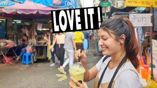 Come To This Bangkok Market STREET FOOD Along The River, Thailand Vlog