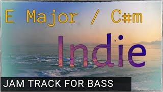 Bass Free Backing Track Indie Rock in E / C#m