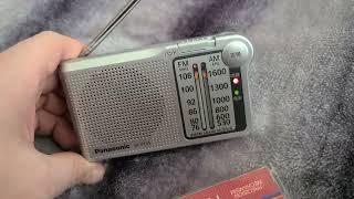 FM/AM radio Panasonic RF-P155 Demo