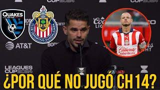 ENTÉRATE ¿Por qué NO JUGÓ Chicharito? / Chivas vs San José / noticias chivas