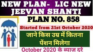 LIC NEW JEEVAN SHANTI- LATEST RATE OF INTEREST