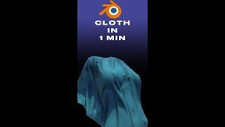 Cloth In Blender In 1 Min