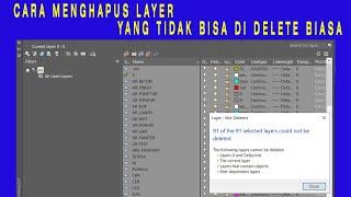 CARA MENGHAPUS LAYER YANG TIDAK BISA DIHAPUS BIASA