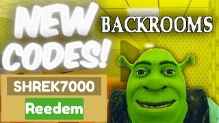 *NEW* ALL WORKING CODES FOR Shrek in the Backrooms IN APRIL 2023 ROBLOX Shrek in the Backrooms CODES