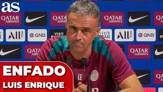 El ENFADO de LUIS ENRIQUE tras ser PREGUNTADO por MBAPPÉ