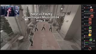 summit reacts to "karrigan fragmovie" for NaVi vs. FaZe Copenhagen 2024, map 3