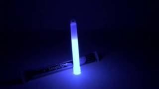 Blue 6" Cyalume Light Sticks: 8 Hour Blue Glow Stick