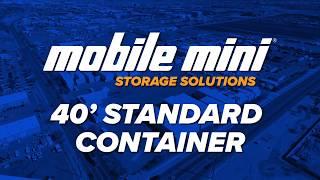 The 40' Portable Storage Container by Mobile Mini