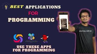 Top 5 apps to learn coding-free on mobile || best application for programming || coding ||