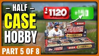 FIRE PULLSHALF CASE PROFIT CHALLENGE PART 5 OF 8 - 2024 STADIUM CLUB HOBBY BOXES