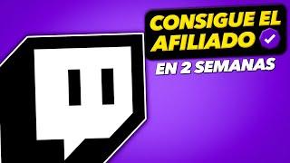 Cómo ser AFILIADO de Twitch en 2025!! - Estrategias para crecer en Twtich