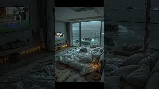 relaxation bed  & ️ #happyrain day vibes #shorts #viral 