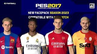 PES 2017 PC | NEW MEGA FACEPACK SEASON 2023 ALL IN ONE