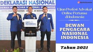 Ujian Profesi Advokat Online Pertama di Indonesia, Dewan Pengacara Nasional Indonesia