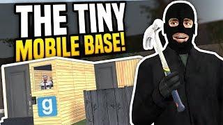 TINY MOBILE BASE BUILD - Gmod DarkRP | Hidden Printer Room!