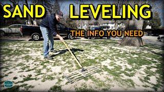 SAND LEVELING Your Lawn - What You NEED To Know!