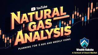 Natural Gas Planning for 5th Aug Monday | Natural Gas  Analysis | MCX NaturalGas News #wealthRaksha