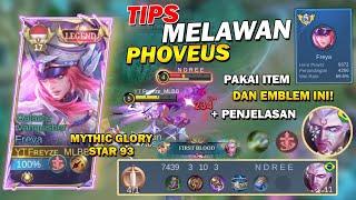 Here's How to Fight PHOVEUS Until He Eat CHOCOLATE! Best Freya Build EXP Lane 2024 | MLBB