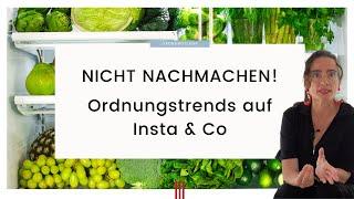 Nicht nachmachen! Ordnungstrends auf Insta & Co, die ich Quatsch finde