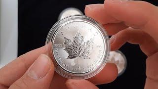 Maple leaf 1oz Silver 2021 | High Quality | 30 seconds of Silver